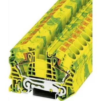 Phoenix Contact Push-In Protective Earth Terminal PT-PE PT 16 N-PE Green-żółty Contents: 1 szt. (3212147)