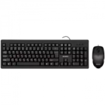 Combo klawiatura + mysz KB-S320C czarny (104 klawisze, 1000 DPI, 2+1 przyc.)