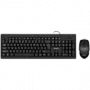 Combo klawiatura + mysz KB-S320C czarny (104 klawisze, 1000 DPI, 2+1 przyc.)