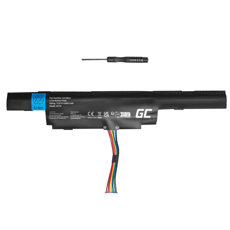 Green Cell AS16B5J AS16B8J do Acer Aspire E15 E5-575 E5-575G F15 F5-573 F5-573G TravelMate P259 P259-M P259-G2-M
