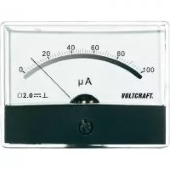 Voltcraft AM-86X65/100µA miernik instalacyjny AM-86X65/100µA/DC 100 µA miernik magnetoelektryczny (AM-86X65/100&micro,A)