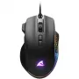 Mysz Sharkoon Shark Force 3 optyczna, 8 przycisków, 12.800DPI, czarna