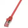 Kabel sieciowy LogiLink 10m Kat.6 RJ-45 S/FTP Czerwony