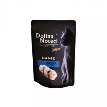 Dolina Noteci Premium danie z dorszem i sardynkami - mokra karma dla kociąt - 85g