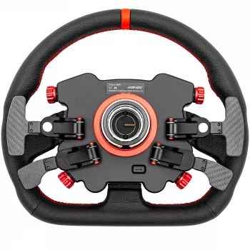 Simagic GT1 D Steering Wheel + Pro HUB/Knob - Leather