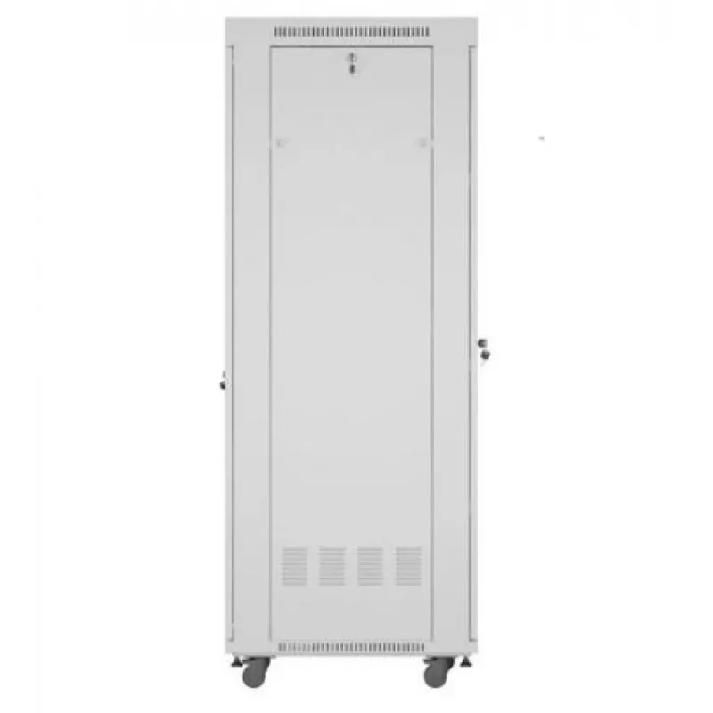 Szafa stojąca LANBERG FF01-6842-12SL 42U, 600×800 mm, wysokość 2121 mm, udźwig 1200 kg, IP20, szara