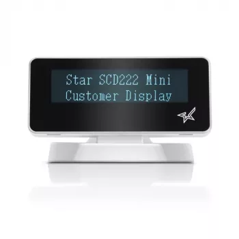 Wyświetlacz Star Micronics SCD222U 20 cyfr USB 2.0 Biały