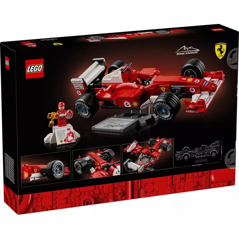 LEGO ICONS 11375 Ferrari F2004 i Michael Schumacher