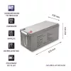 Akumulator AGM QOLTEC 53069 12V 200Ah do zasilania awaryjnego i systemów UPS