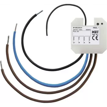 MDT RF-BE2230.01 Interfejs przyciskowy KNX RF+ 2-kanałowy UP 230VAC (RF-BE2230.01)