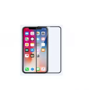 Szkło hartowane na ekran COMMA do iPhone 11 Pro — ochrona przed odciskami palców, czarna
