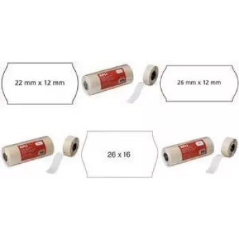 Etykiety cenowe agipa 100923 samoprzylepne usuwalne 26 x 16 mm (rolka)