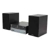 Domowy system audio mikro Aiwa MSBTU-700DAB — 25 W RMS, DAB+/FM, Bluetooth 10 m, CD w tacce, wyświetlacz LED, czarny/arktyczny niebieski