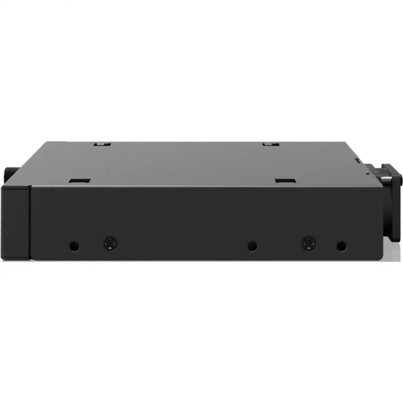 ICY DOCK - ToughArmor EX - MB491V5K-B - 2,5 U.2/U.3 NVMe SSD PCIe 5.0 Laufwerksgehäuse für externen 3,5-Schacht mit Schloss und Rändelschrauben-Design