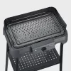 Stołowy grill elektryczny SEVERIN PG 8596, 2000 W, prostokątna kratka, czarny, sterowanie obrotowe