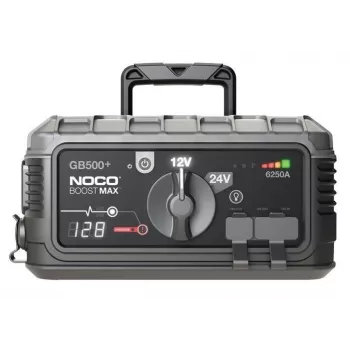 Jump starter NOCO GB500 6250A 12V/24V, przenośny booster akumulatorowy do pojazdów osobowych i użytkowych
