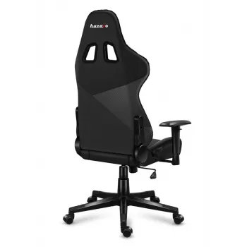 Fotel gamingowy huzaro Force 6.2 Carbon — ergonomiczny fotel gamingowy, regulowana wysokość 44–53,5 cm, maks. obciążenie 130 kg, siedzisko siatkowe, wyściełane oparcie