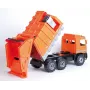 Zabawkowa śmieciarka Lena Mercedes ZL-02026, długość 70 cm, mechaniczny pojazd do zabawy