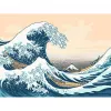 Zestaw do malowania Ravensburger CreArt ART Collection Wielka fala Hokusai 23690 — zestaw artystyczny malowania po numerach