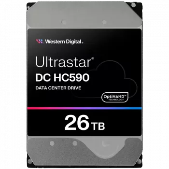 Dysk serwerowy WD/HGST ULTRASTAR DC HC590 (3.5'', 26TB, 512MB, 7200RPM, SATA 6Gb/s, 512E SE NP3) SKU: 0F65672