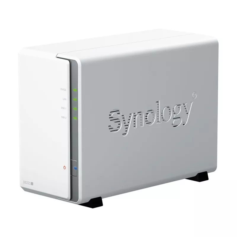 Synology DiskStation DS223J NAS/serwer pamięci masowej Desktop Realtek RTD1619B 1 GB DDR4 DiskStation Manager Biały