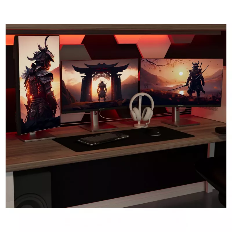 JAPANNEXT JN-I270FHD200F-HSP monitor komputerowy 68,6 cm (27 cali) 1920 x 1080 pikseli Full HD LED Srebrny