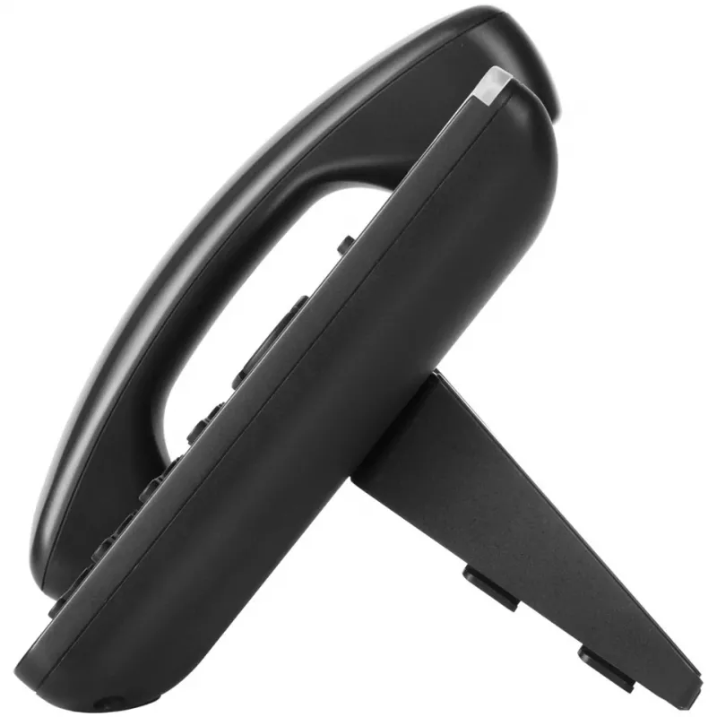 Telefon DECT Grandstream GXP1610 — czarny, LCD 132×48 px, zestaw słuchawkowy (RJ-9), 1 słuchawka, książka telefoniczna 500, tryb głośnomówiący