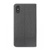 Etui książkowe Tellur Carbon do iPhone XS — czarny