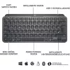 Logitech MX Keys Mini - klawiatura - podświetlana - Bluetooth - QWERTZ - szwajcarska - grafitowa (920-010485)