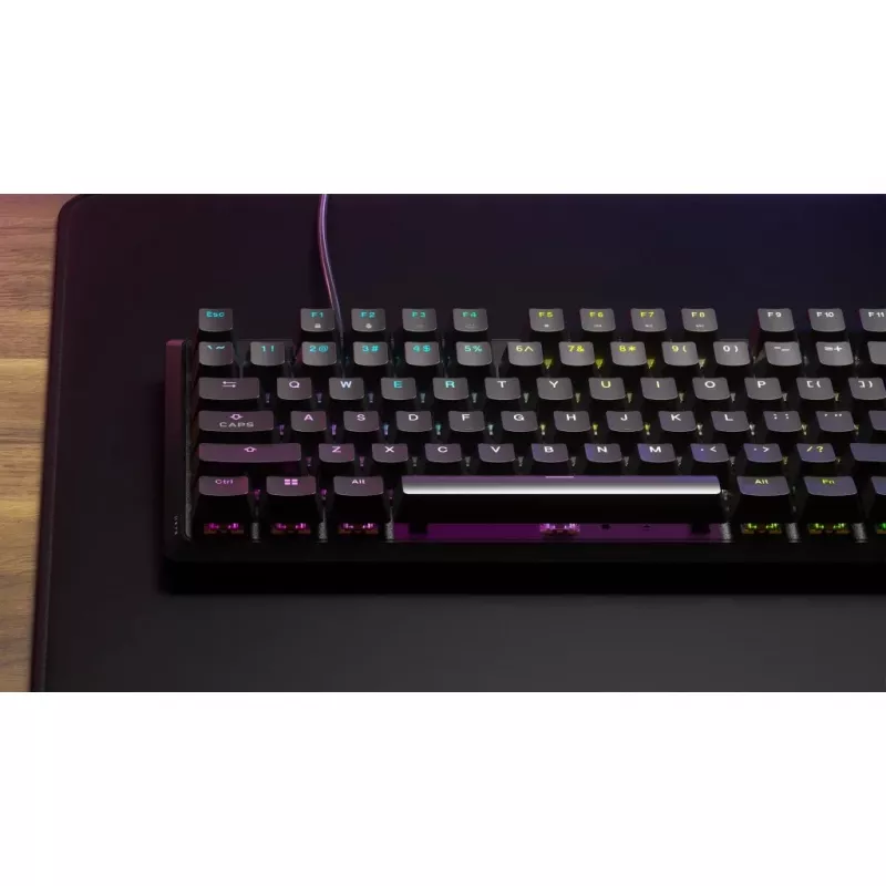 Klawiatura gamingowa Corsair K70 USB czarna mechaniczna pełnowymiarowa 104 klawisze