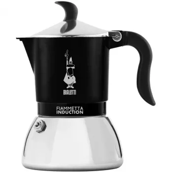 Ekspres indukcyjny BIALETTI FIAMMETTA 2-filiżankowy, czarny