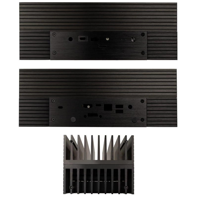 Akasa Turing A50 MKII - Ultrakleiner Formfaktor (USFF) - PC - Schwarz - Aluminium - Heimbüro - Kensington