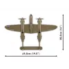 Cobi Klocki Lockheed P-38H Lightning zestaw 5763 — model w skali, kolekcjonerski model samolotu