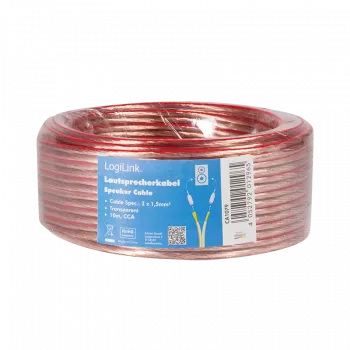 LogiLink CA1079 10m przezroczysty kabel audio (CA1079)