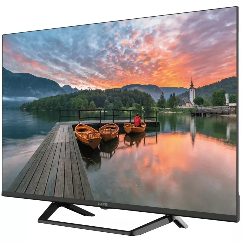 Strong SRT40FG6733C Smart TV - 1.920 x 1.080 Pixel 40 Cali HDR10 DVB-S2 HD / DVB-C / DVB-T2 Google TV 3 Wejścia HDMI [Klasa energetyczna F] (SRT40FG6733C)