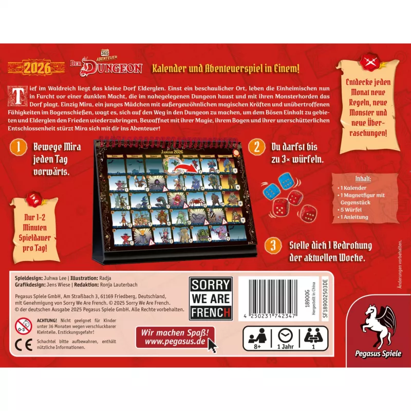 365 adventure – Der Dungeon (Edycja 2026), gra logiczna