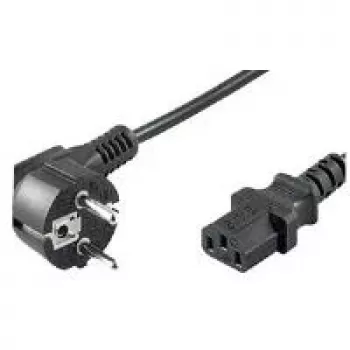 Kabel zasilający ShiverPeaks BASIC-S 3.0m Schuko czarny — przewód sieciowy, długość 3,0 m