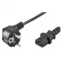 Kabel zasilający ShiverPeaks BASIC-S 3.0m Schuko czarny — przewód sieciowy, długość 3,0 m
