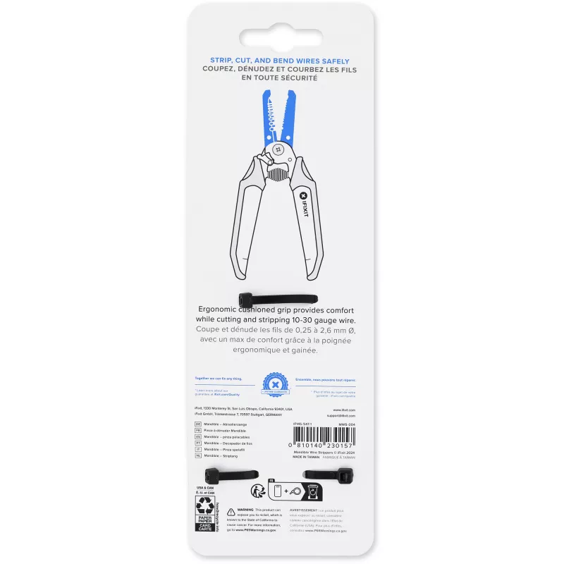 Szczypce do ściągania izolacji iFixit Mandible Maks. średnica ściągania 2,6 mm Min. 0,25 mm