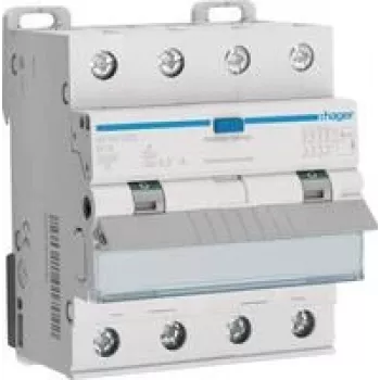 Hager Wyłącznik różnicowoprądowo-nadmiarowy 4P 10 kA B-16A 300 mA Typ A AFX416D