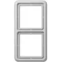 JUNG CD 582 LG - Grau - Duroplast - Schraubenlos - JUNG - 81 mm - 152 mm