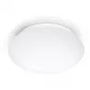 Lampa sufitowa Steinel RS 16 L, oprawka E27, 100 W, biała, okrągła, Ø 27,5 cm, wysokość 95 mm, czujnik ruchu