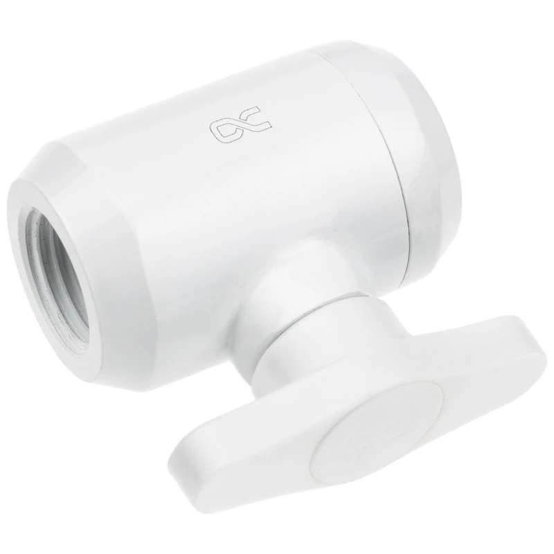 Blok wodny Alphacool 17630 Biały gwint 1/4 cala szerokość 36 mm