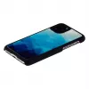 Etui ochronne na smartfona iKins do iPhone 11 Pro — połączenie kolorów niebieski lake i czarny