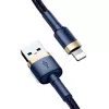 Kabel Lightning Baseus CALKLF-CV3 2m Niebieski Złoty