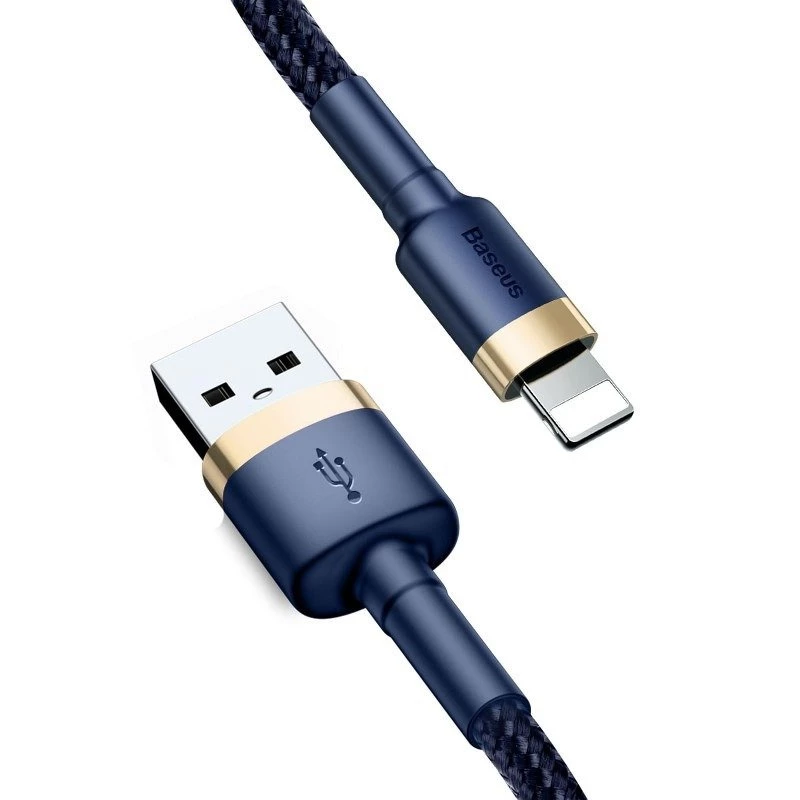Kabel Lightning Baseus CALKLF-CV3 2m Niebieski Złoty