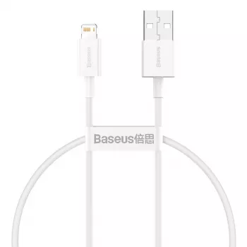 Kabel Baseus Superior Series USB na Lightning, 2,4A, 0,25m (biały)