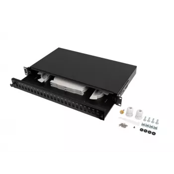Przełącznica światłowodowa Rack 1U 24x SC/LC 19 inch