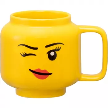 Kubek ceramiczny room copenhagen Winking Girl Mały Żółty 40460803, 250–350 ml