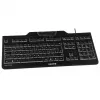 Klawiatura CHERRY KC 1000 SC USB AZERTY belgijska czarna